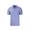DARK BLUE | Men's Forge Eco Heather Stripe Stretch Recycled Short Sleeve Polo