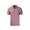 DARK RED | Men's Forge Eco Heather Stripe Stretch Recycled Short Sleeve Polo