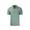 GREEN | Men's Forge Eco Heather Stripe Stretch Recycled Short Sleeve Polo