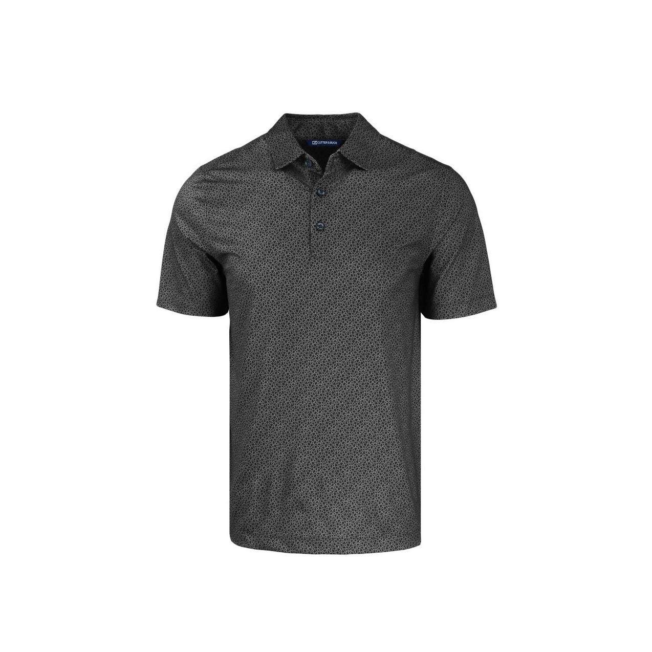 Men's Pike Eco Pebble Print Stretch Recycled Short Sleeve Polo