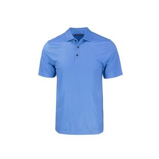 Men's Pike Eco Tonal Geo Print Stretch Recycled Short Sleeve Polo CUTTER & BUCK