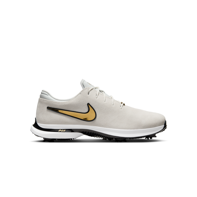 Air Zoom Victory Tour 3 NRG Spiked Golf Shoe - White/Gold/Silver NIKE