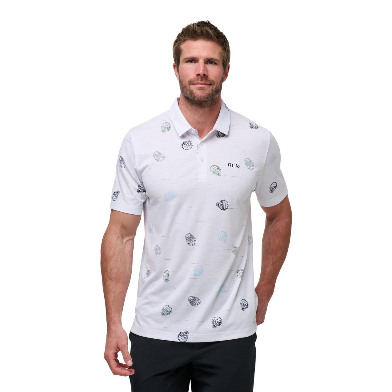 Men's Bauer x TravisMathew Mitts Off Short Sleeve Polo