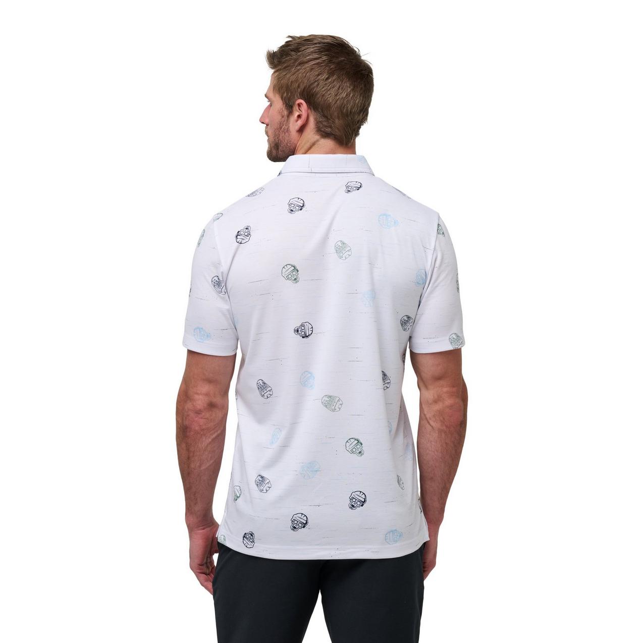 Men's Bauer x TravisMathew Mitts Off Short Sleeve Polo