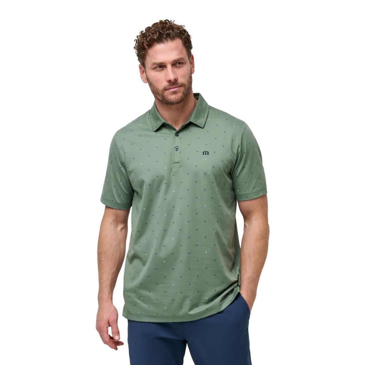 Men's Bauer x TravisMathew OnTheScrews Short Sleeve Polo