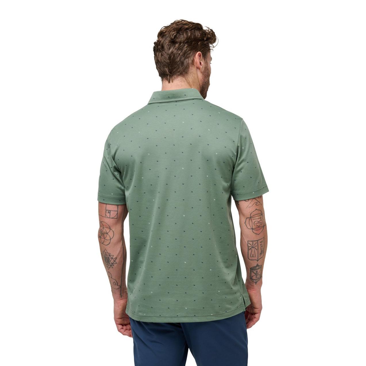 Men's Bauer x TravisMathew OnTheScrews Short Sleeve Polo