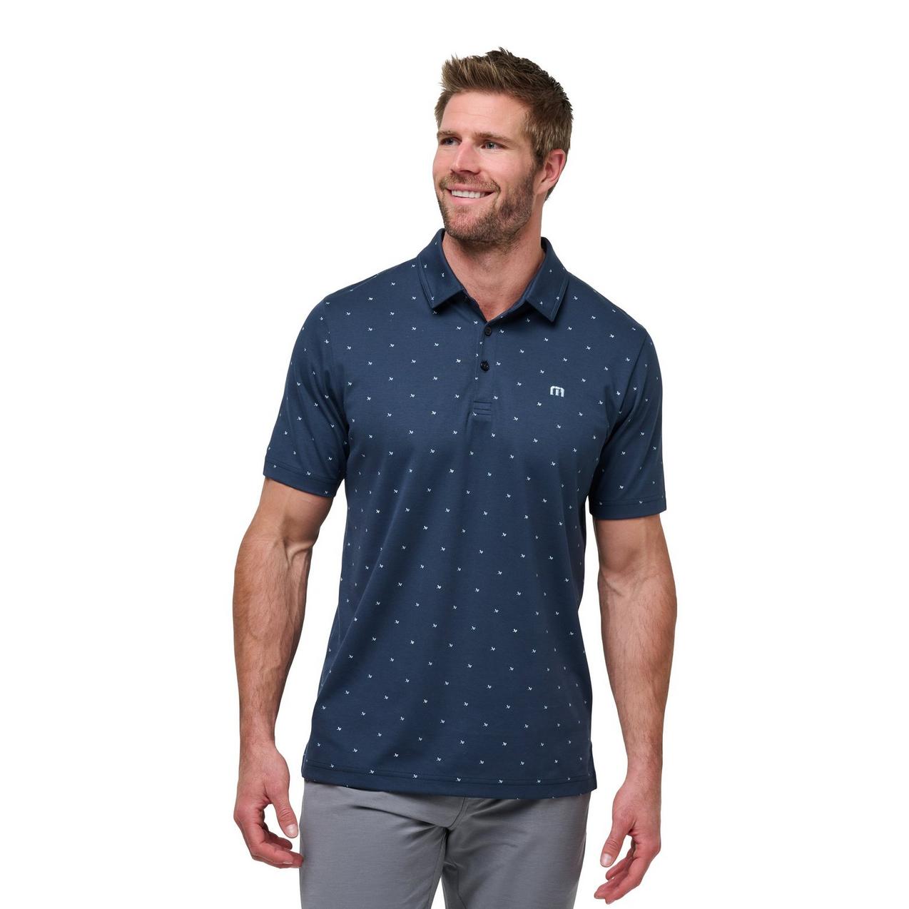 Men's Bauer x TravisMathew OnTheScrews Short Sleeve Polo