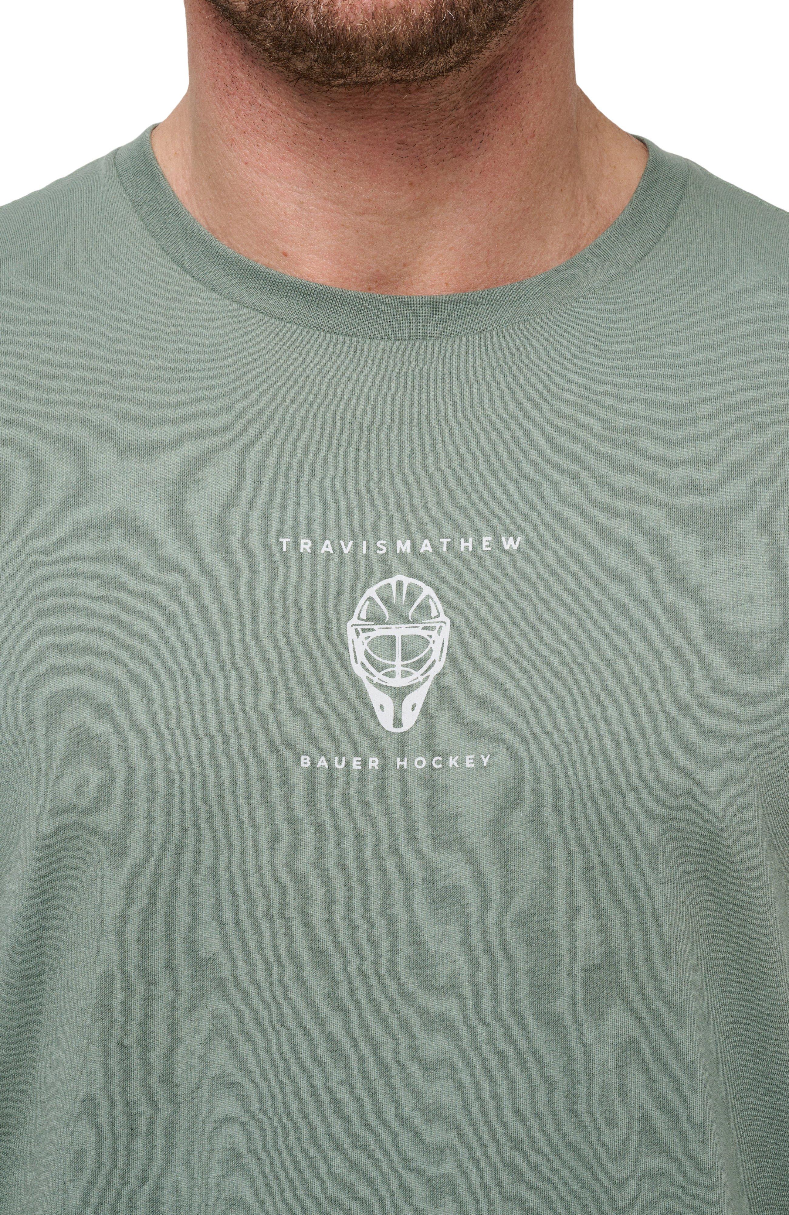 Men's Bauer x TravisMathew Goal Post Short Sleeve T-Shirt
