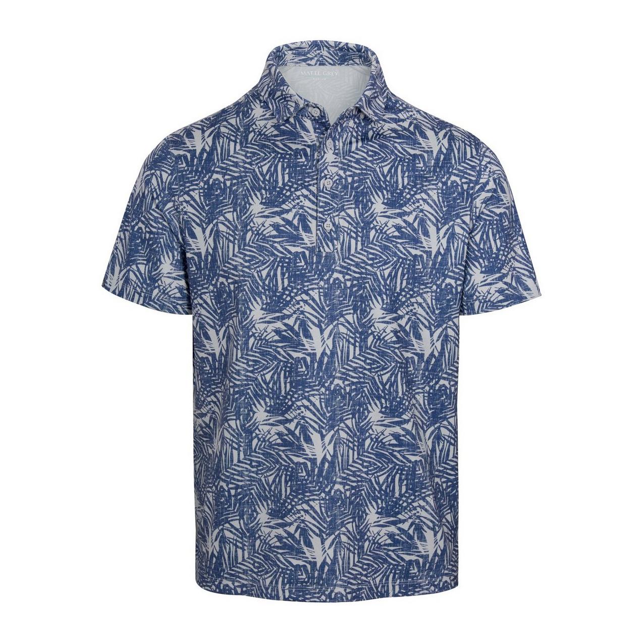 Men's Captain King Palm Short Sleeve Polo