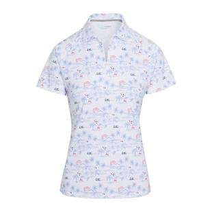 Women's Week Off Short Sleeve Polo HEATHER GREY
