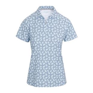 Women's Gardenia Short Sleeve Polo HEATHER GREY