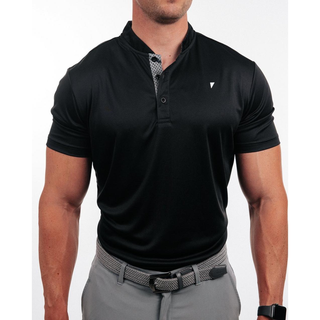 Men's Blade Collar Short Sleeve Polo
