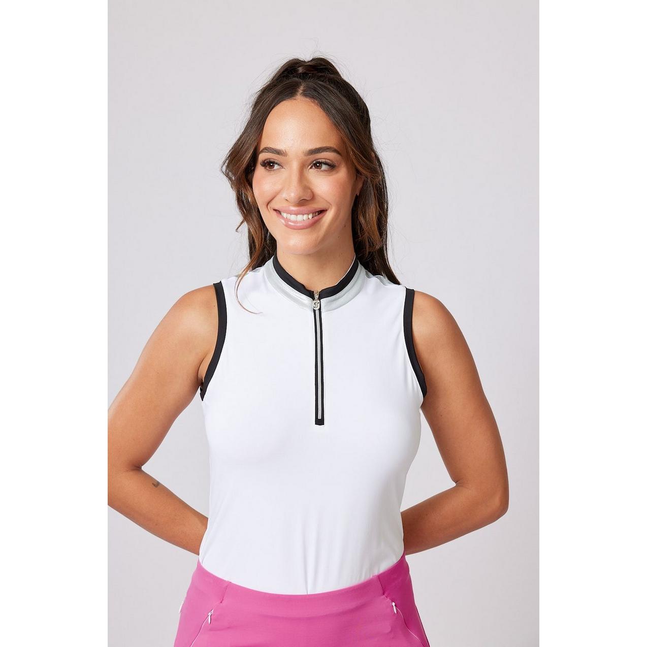 Women's Sleeveless Polo - Magic Lights Collection