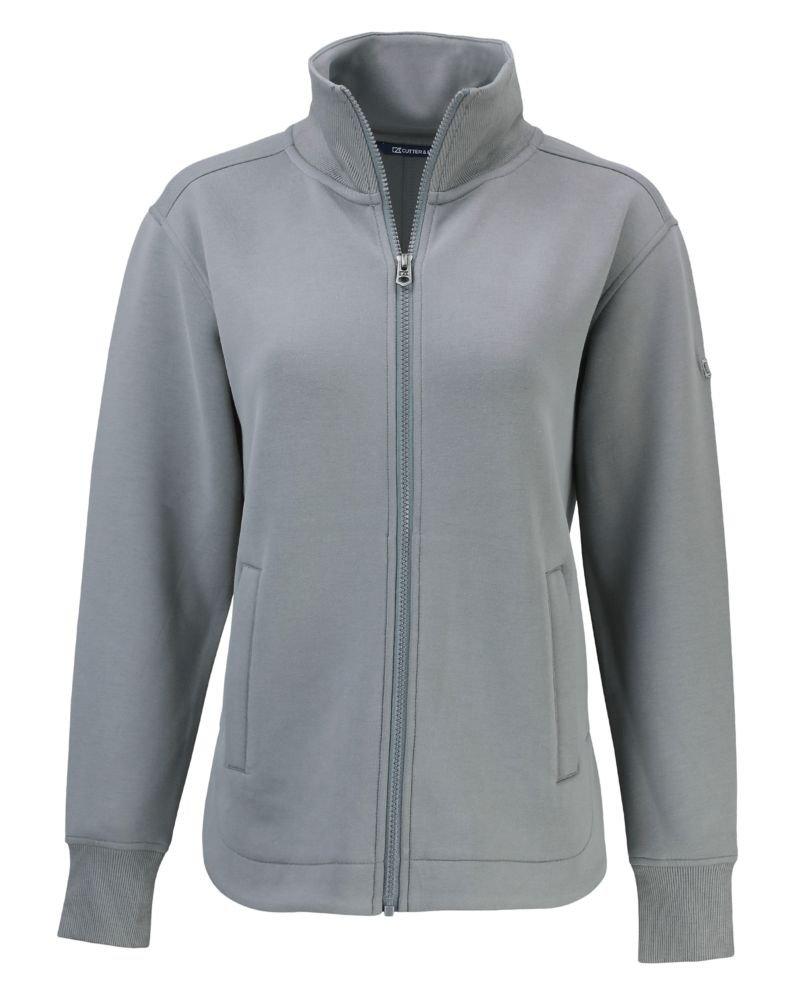Cutter & Buck | Women's Roam Eco Full Zip Recycled Jacket | in Grey, Size 3Xl