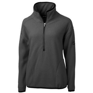 Women's Cascade Eco Sherpa Fleece Pullover Jacket CUTTER & BUCK