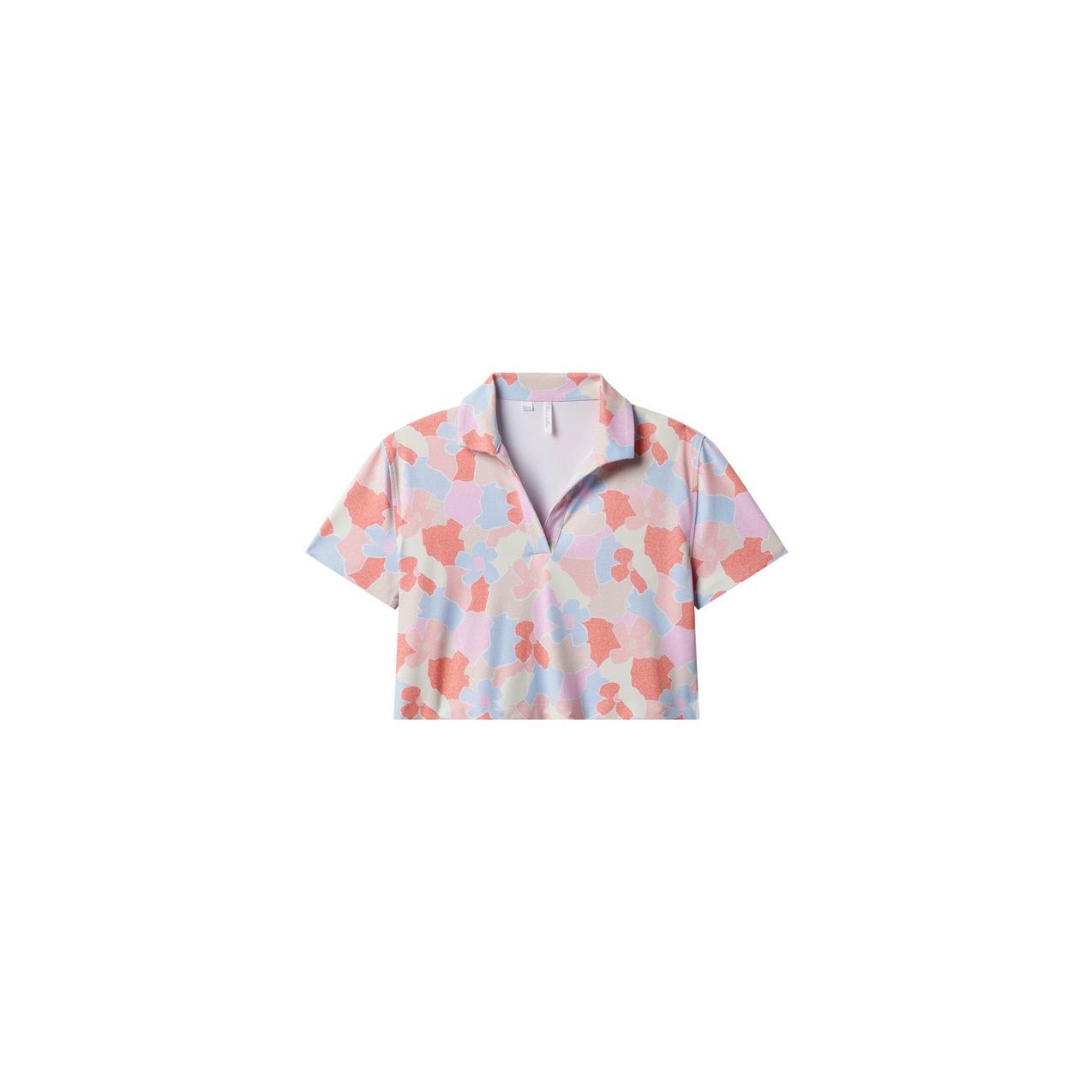 Women's Deco District Print Short Sleeve Polo