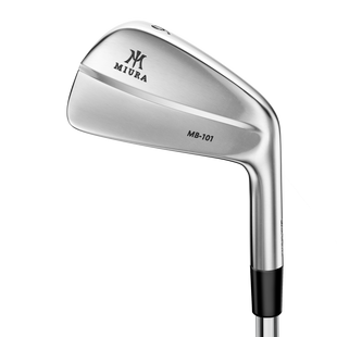 MB-101 Chrome 4-PW Iron Set with Steel Shafts MIURA