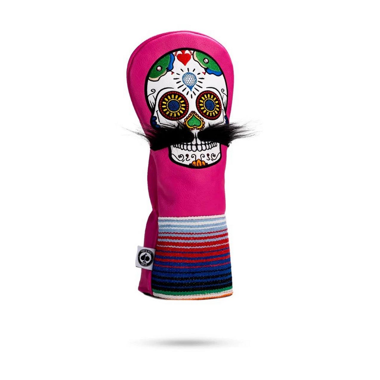 Mustache Sugar Skull Fairway Cover