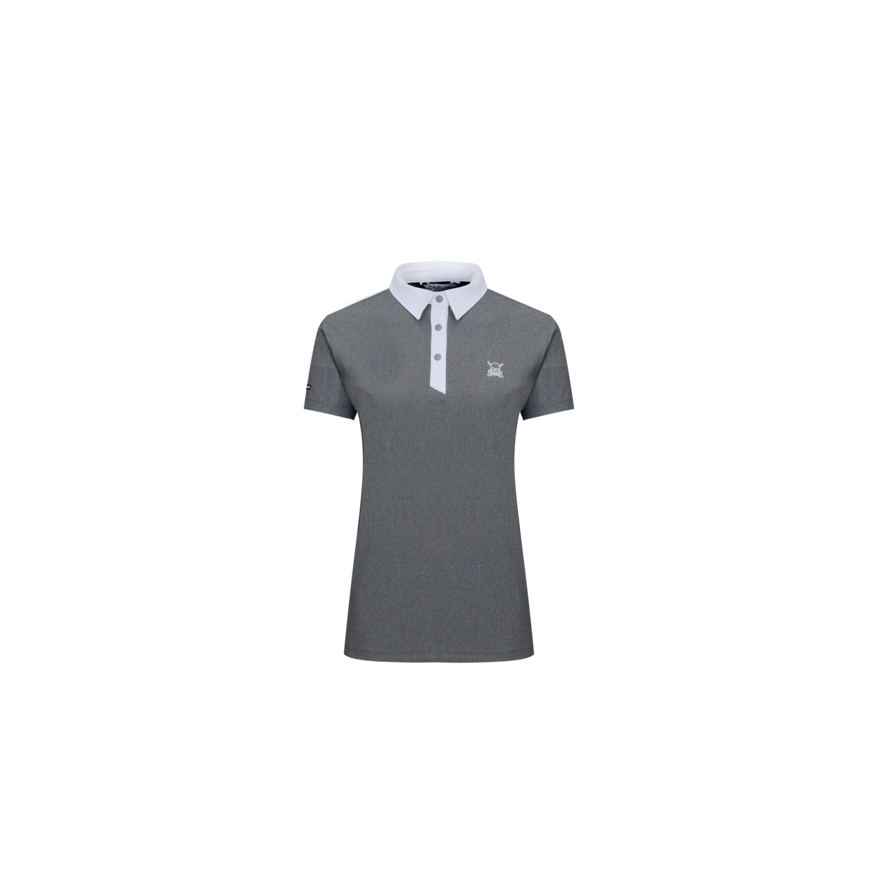 Women's Contrast Collar Short Sleeve Polo