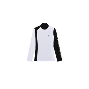 Women's Long Sleeve Mock Neck Top CHUCUCHU