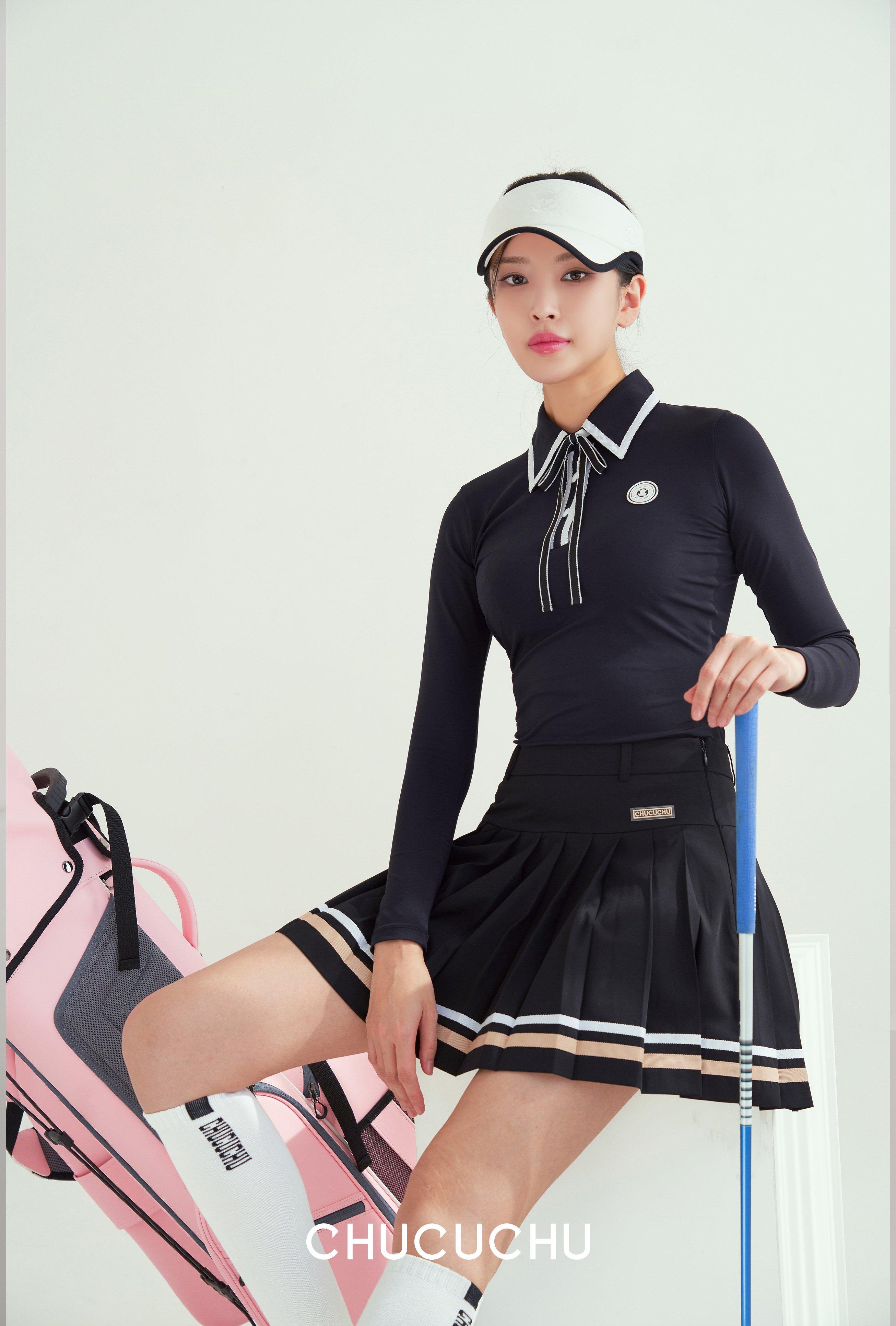 Women's Long Sleeve Bow Polo