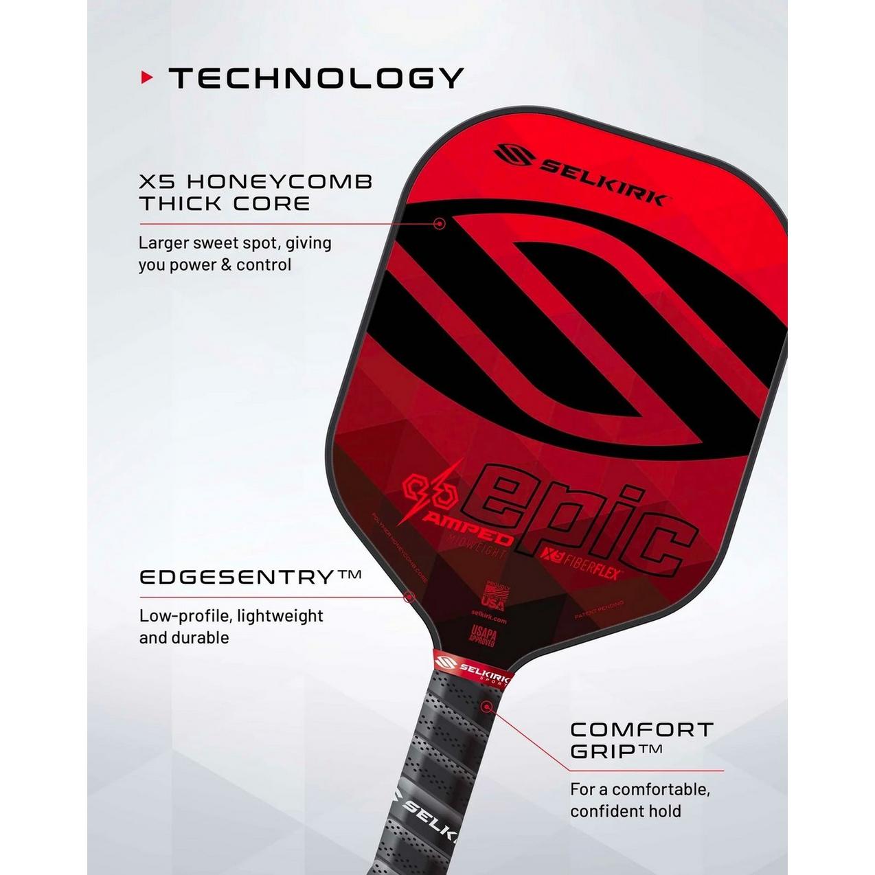 AMPED Epic - Lightweight Paddle