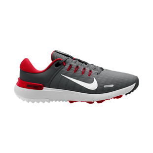 Prior Generation - Free Golf Spikeless Golf Shoe - Grey/Red NIKE