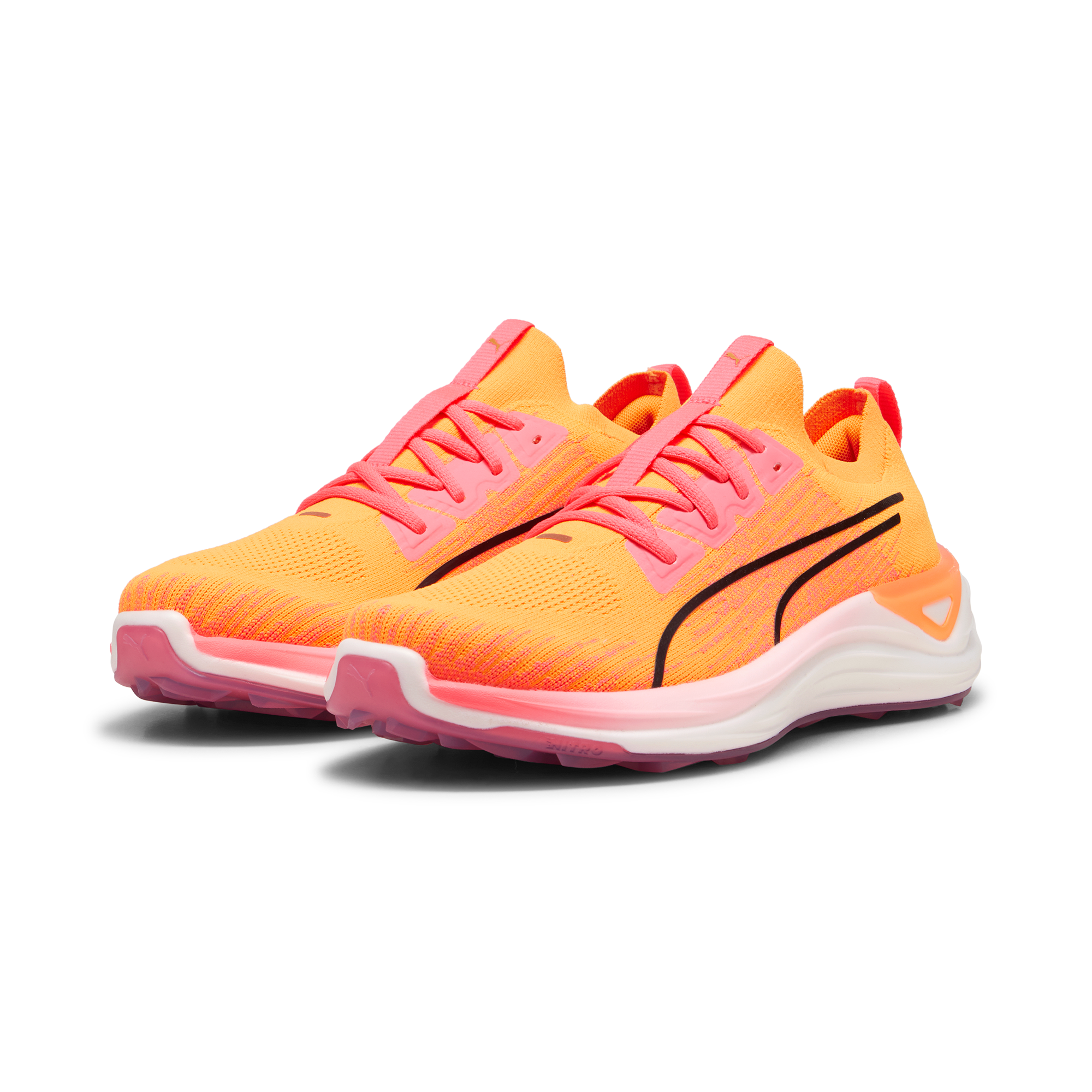 Men's Electrocat Nitro Fire Glow Spikeless Golf Shoe - Orange/Multi