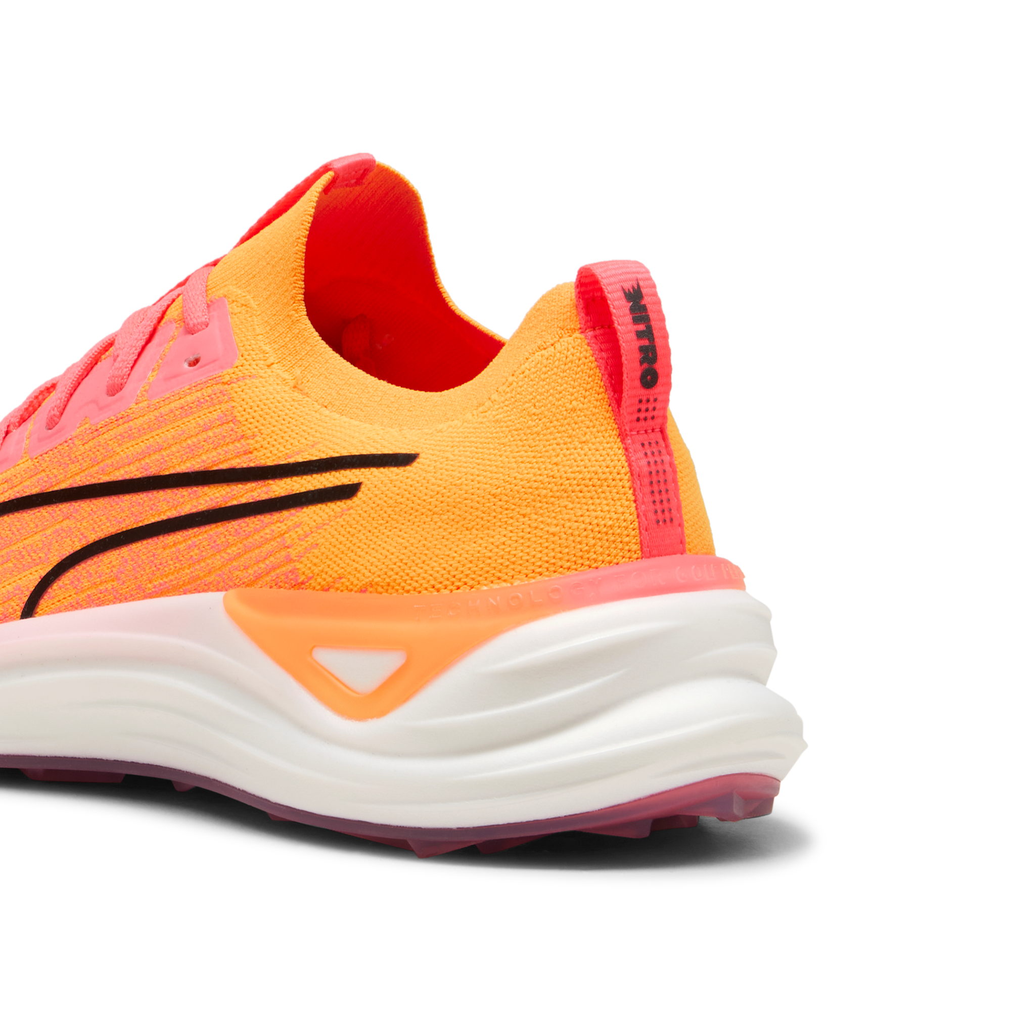 Men's Electrocat Nitro Fire Glow Spikeless Golf Shoe - Orange/Multi