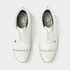 Women's Gallivanter Pebble Leather Stud Cap Toe Spikeless Golf Shoe - White/Pink