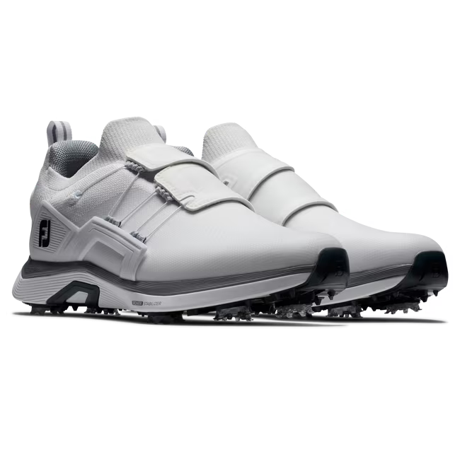 Men's HyperFlex BOA Spiked Golf Shoe - White/Grey