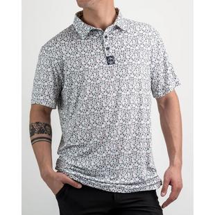 Polo à motif floral pour hommes