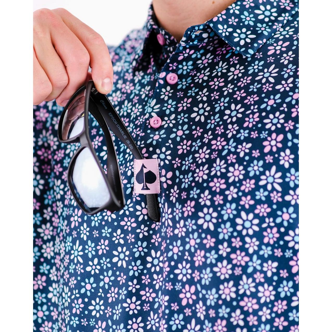 Men's Daisy Daze Short Sleeve Polo