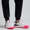 Chaussure G/18 T.P.U.sans crampons pour hommes - Blanc et rose
