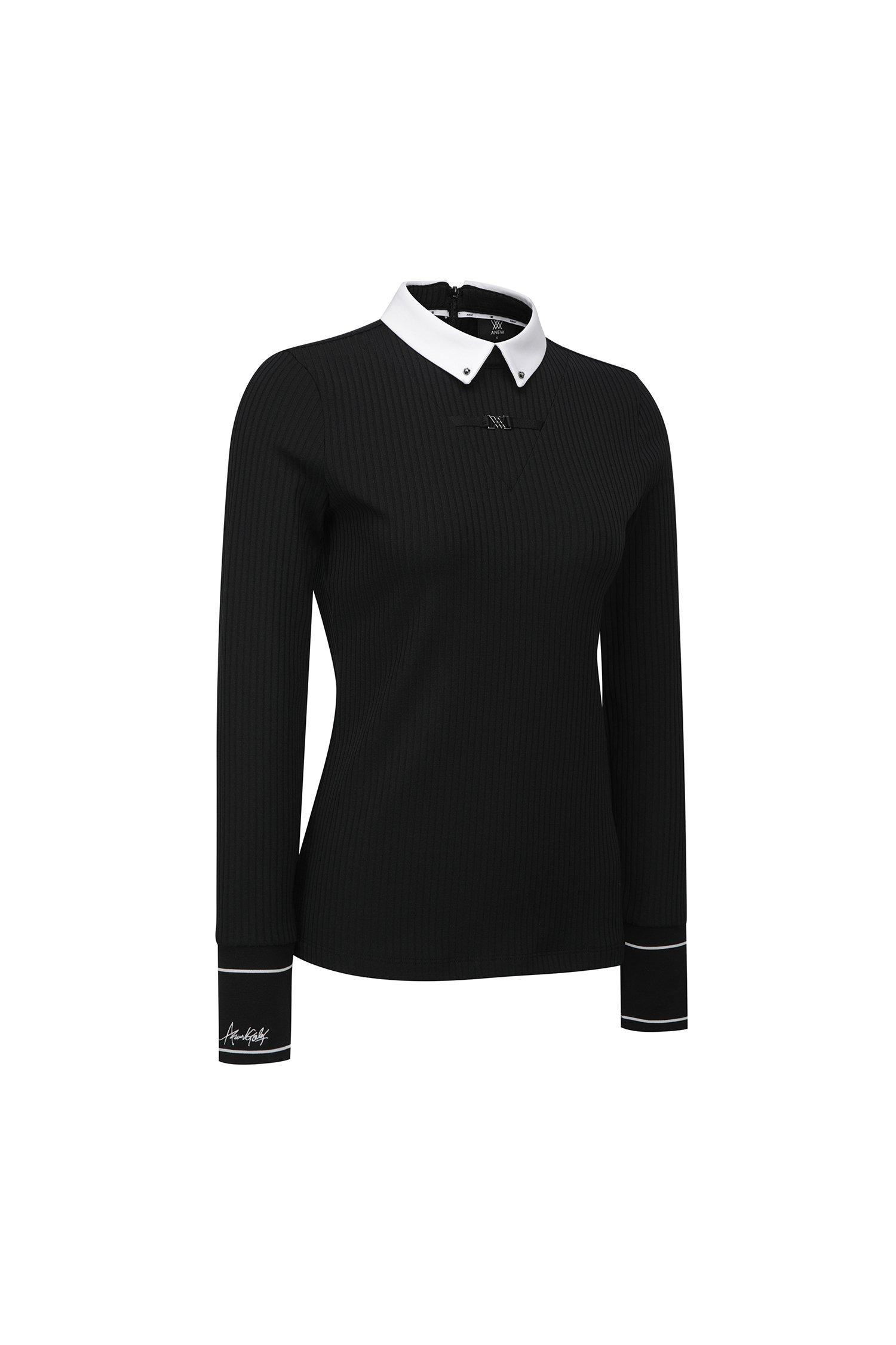 Women's Contrast Collar Pullover