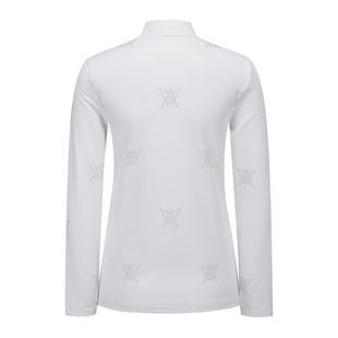 Women's AOP Logo High Neck Pullover ANEW