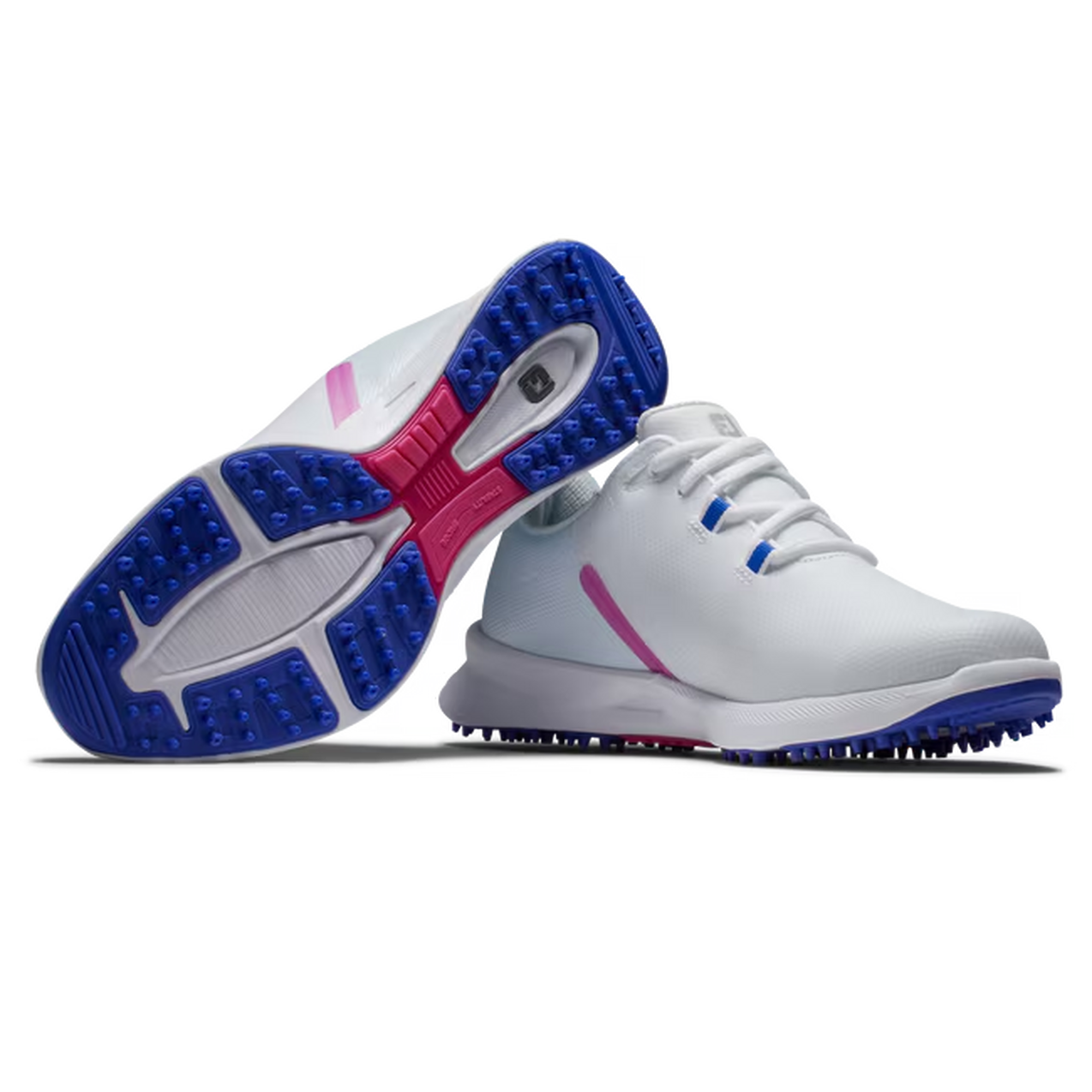 Women's Fuel Sport Spikeless Golf Shoe - White/Pink