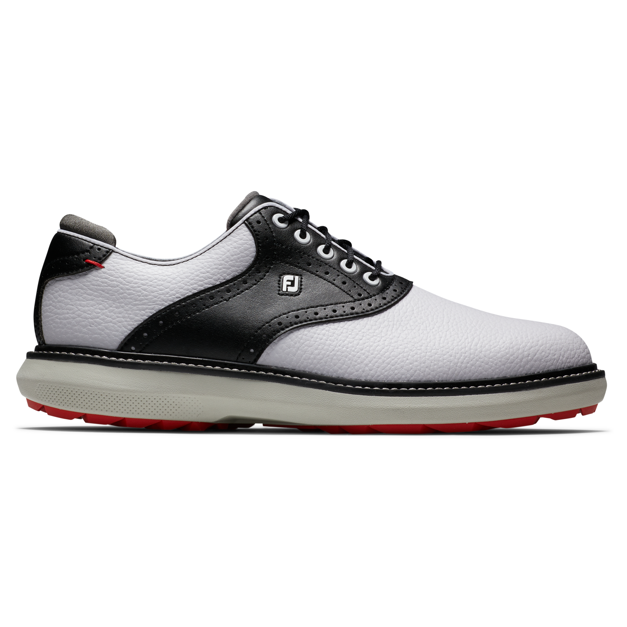 Men's Traditions Spikeless Golf Shoe - White/Black