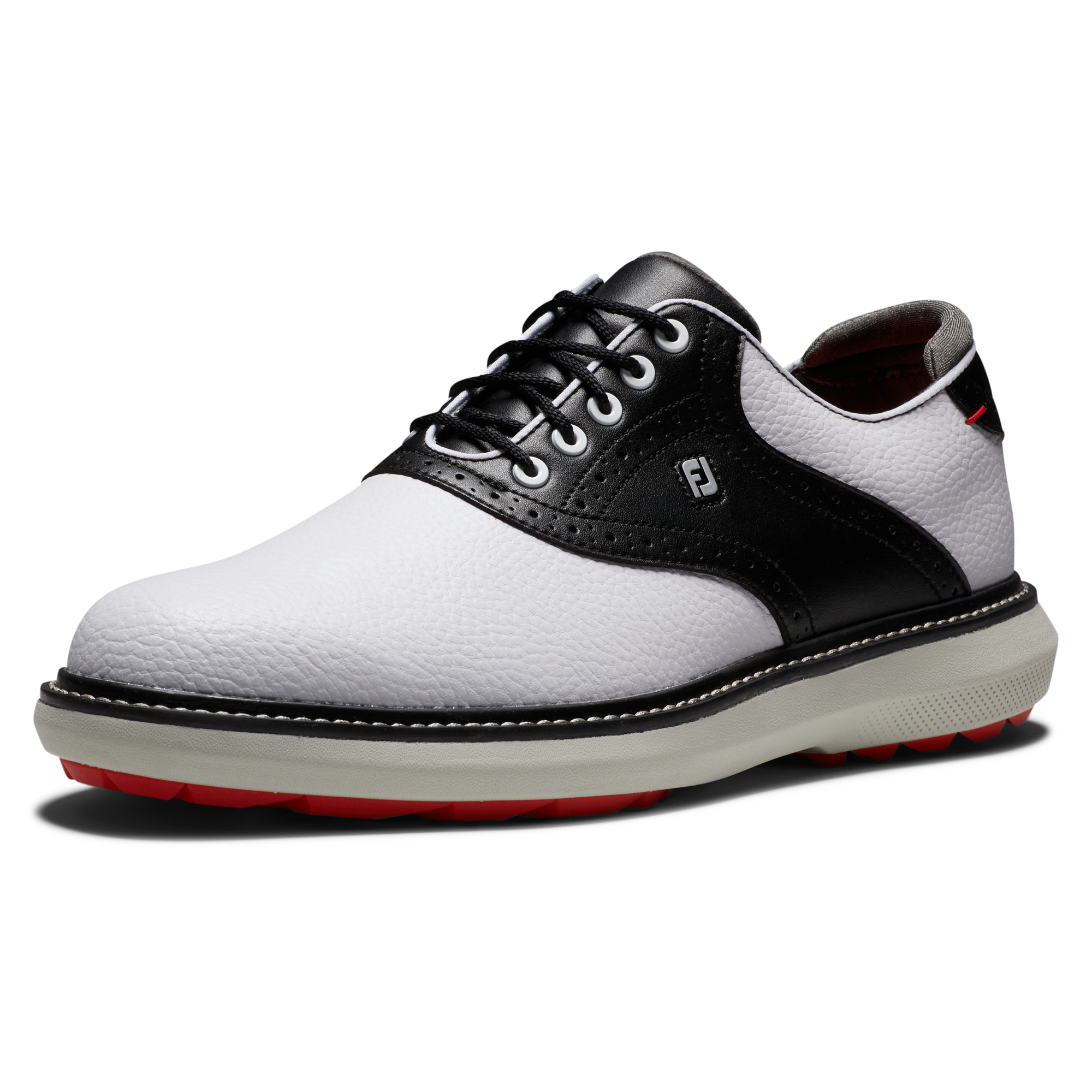 Men's Traditions Spikeless Golf Shoe - White/Black