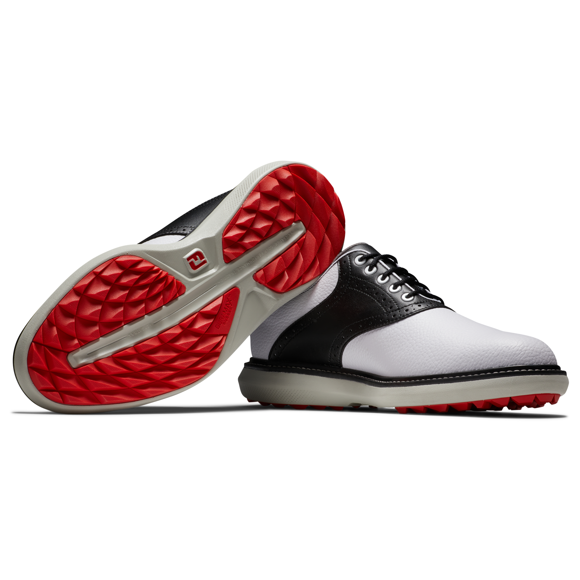 Men's Traditions Spikeless Golf Shoe - White/Black