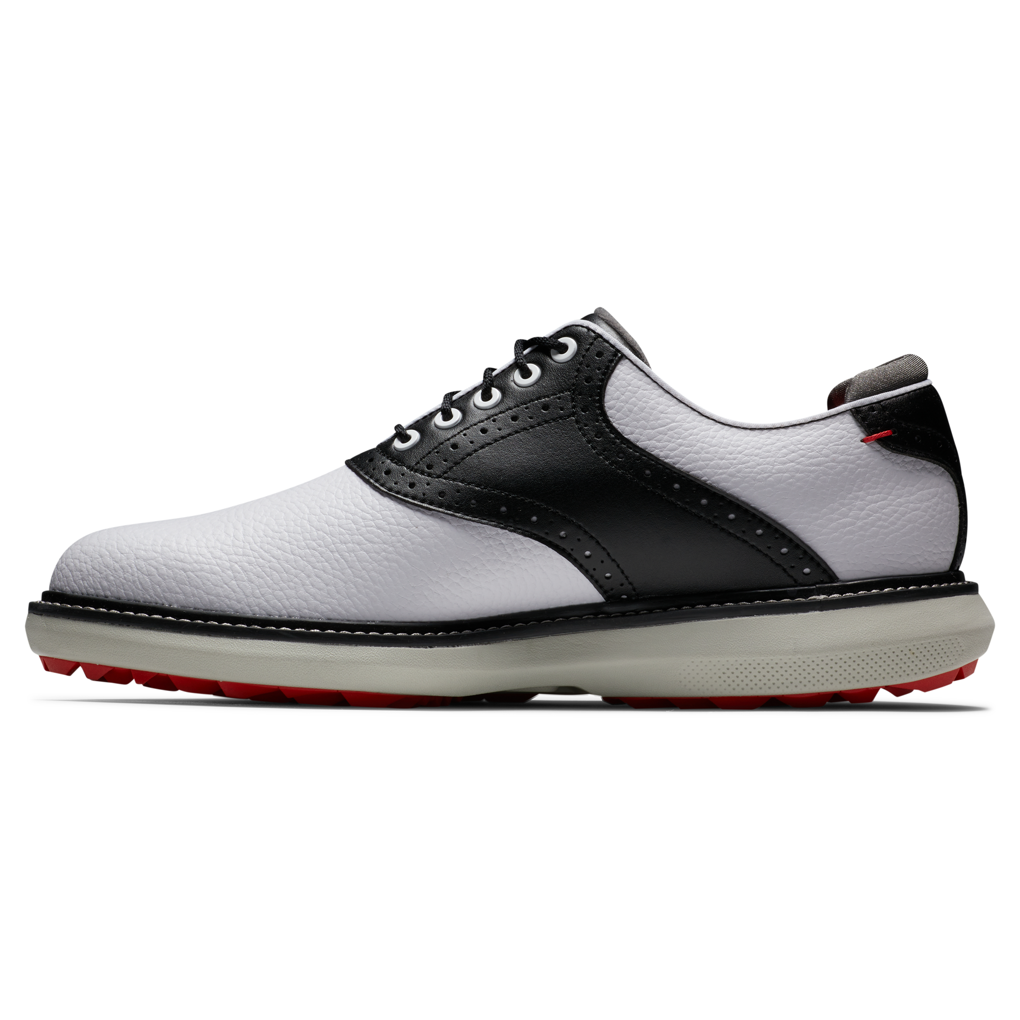 Men's Traditions Spikeless Golf Shoe - White/Black