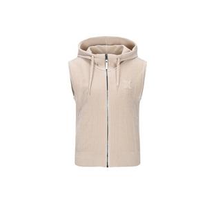 Women's Full Zip Knit Hooded Vest ANEW