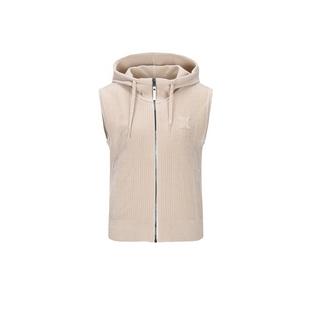 Women's Full Zip Knit Hooded Vest