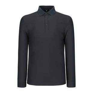 Men's Logo Collar Long Sleeve Polo ANEW