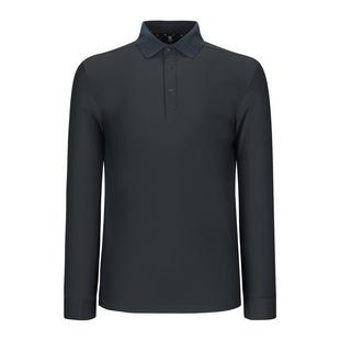 Men's Logo Collar Long Sleeve Polo