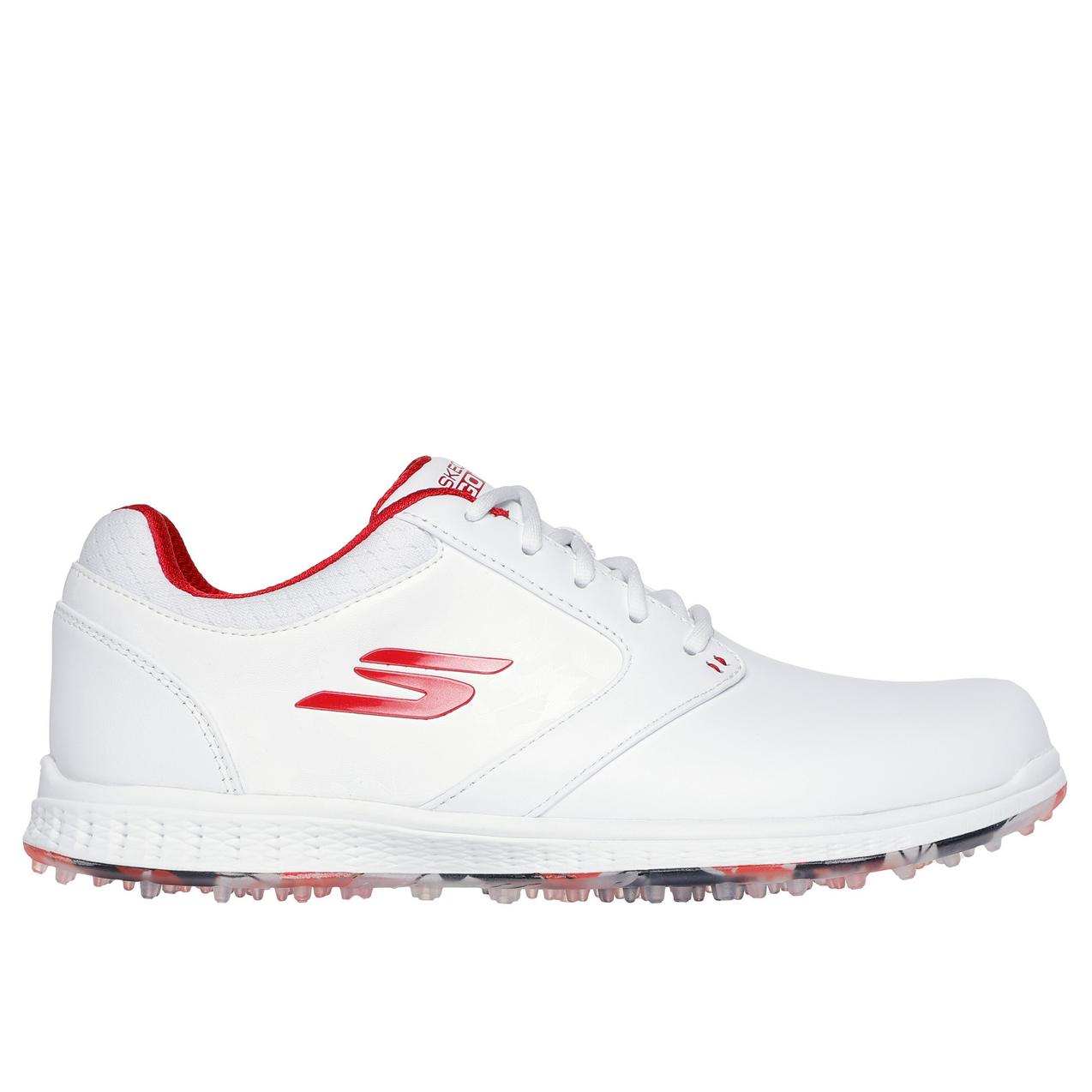 Brooke Henderson LE Women's Go Golf Elite 3 Spikeless Golf Shoe - White/Red