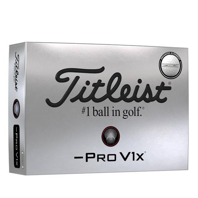 Pro V1x Left Dash Golf Balls - Enhanced Alignment TITLEIST