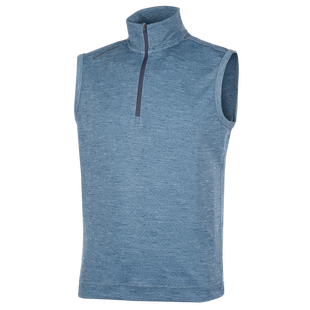 Gilet Del INSULA à glissière 1/4 pour hommes GALVIN GREEN