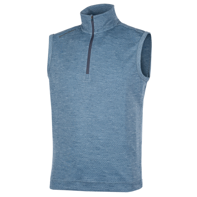 Men's Del INSULA 1/4 Zip Vest GALVIN GREEN