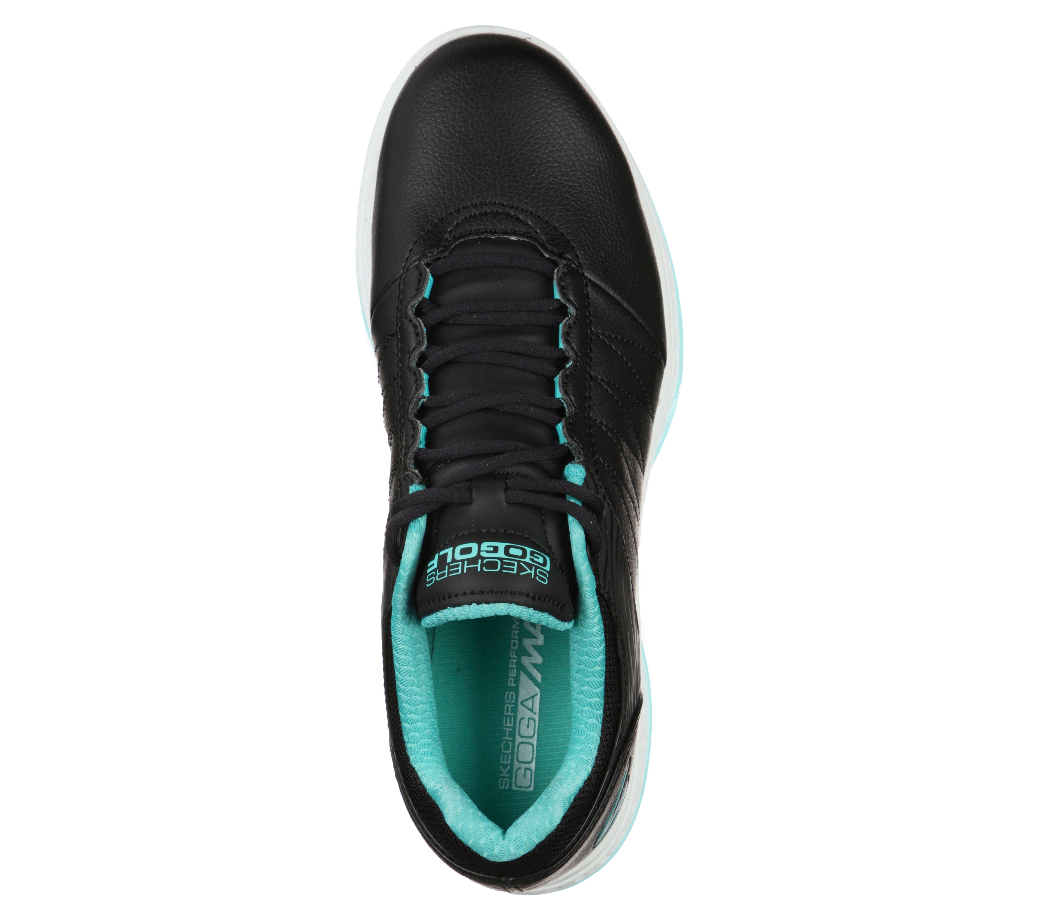 Women's Go Golf Pivot Spikeless Golf Shoe - Black/Turquoise